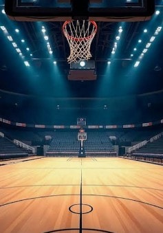 Youth basketball players